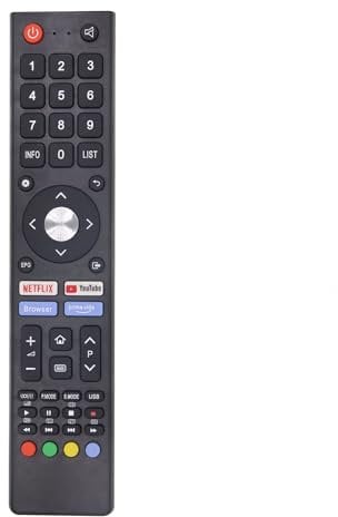 MYHGRC Ersatz Chiq Fernbedienung für CHIQ TV Changhong U43H7A U43H7S U50H7S U55H7S für OK ODL24771HN-TAB ODL50672U-TAB für Saba SA24S46A9 SA32S67A9 - Keine Einrichtung erforderlich