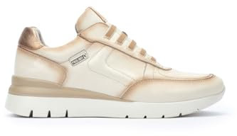 Pikolinos Deportivos en Cuero CANTABRIA para Señora Color Nata