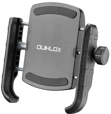 INTERPHONE QUIKLOX Crab Porta Cellulare Moto, Porta smartphone da 3,5 a 7,5 universale compatibile con ogni tipo di cover e supporto QUIKLOX, Supporto telefono moto per un aggancio e sgancio rapido