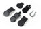 XBERSTAR Mavic Air 2 Drone Gimbal Camera Motor Arm Cover,Drone Accessori Originali per Mavic Air 2 per copertura del giunto cardanico Camera Motor Arm Cap Set di riparazione parti di ricambio (1 set)
