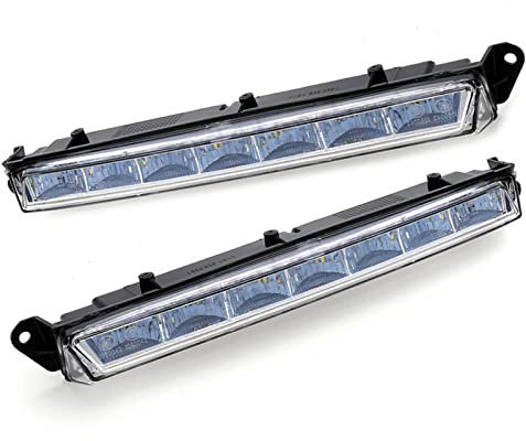 WOZIES Nebelscheinwerfer auto 2 Stück Front-Tagfahrlicht-Nebelscheinwerfer für Mercedes-Benz X164 X166 GL-Klasse W164 GL320 GL35 Nebelscheinwerfer 1649060351 1649060451