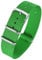 Excellanc-Uhrenarmband Ersatz Textil Dornschließe Breite 14-22 mm (Stegbreite: 22 mm, Grün)