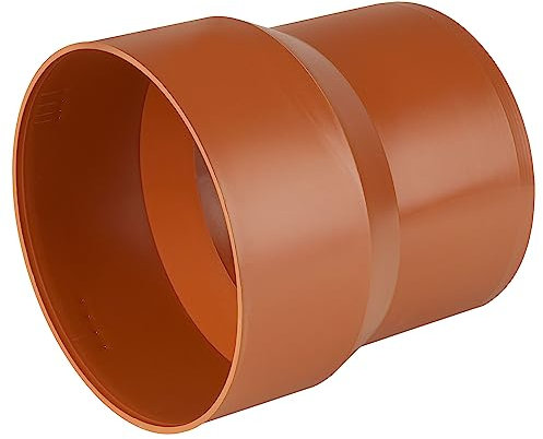 Raccord tuyau fonte-tuyau PVC Ø160mm Manchette de réparation Pièce de transition Orange