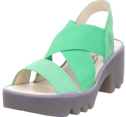 Fly London Damen Taji502fly Sandale, grün, 41 EU