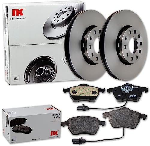 NK Bremsscheiben 288mm + Beläge vorne passend für A4 8E B6 B7 + SEAT EXEO