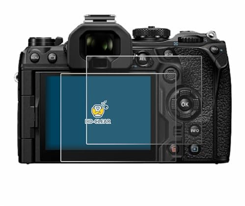 BROTECT (2 Stück Schutzfolie für Olympus OM System OM-1 Mark II/OM-3 Displayschutz Folie Made in Germany, Ultra-Klar