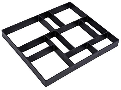 Pflasterform, Betonform Kunststoff Beton Pflaster Plastikformen Pflasterstein Steinpflaster Schalungsform Schablone Betonform für Bürgersteig Form Garten Pfad Muster Pflasterung