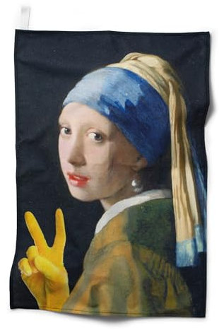 IF Dry Humour Torchon La Fille au Gant Jaune