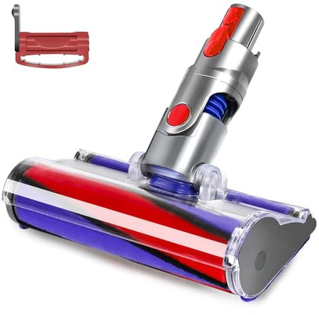 OTTWL Soft Roller Replacement Vacuum Head Compatible with Dyson V7,V8, Cyclone V10,V11,V15 Cordless Vacuum Cleaners, Suitable for Thin Carpets, Hardwood Floor