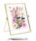 Luckwaii Cadre photo en verre et métal - Double face - Double verre - 15 x 20 cm - Pour fleurs pressées, échantillons de plantes, œuvres d'art