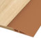 1M * 5cm Soglia di Dislivello Pavimento in PVC Autoadesiva, Profilo di Transizione Pavimento per Dislivello di 5-10mm, Listelli di Collegamento a Pavimento per Pavimenti Parquet Laminato (Marrone)