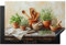 KitchenYeah© Protege Plaque Tapis Pour Induction 80x52 cm Deco Cuisine Protection Vitrocéramique Pour Cuisiniere Pots - Herbes - Bois