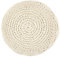 Generico Kangqiling Sitzsack, handgefertigt, aus Makramee, 45 x 30 cm, aus Baumwolle, Beige, 248090
