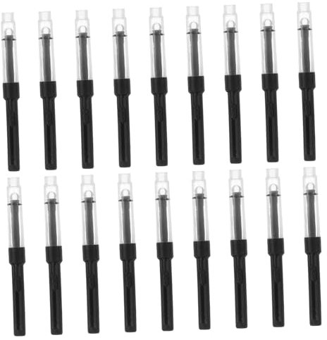 OSALADI 50pcs Ink Pen Refill Fountain Pen Piston Converter for Drawing Writing