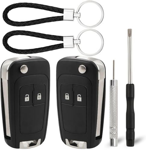 6 Stück Universal Schwarz Schlüsselgehäuse Set Kompatibel Mit Opel Mokka Zafira C Adam Insignia Astra J Meriva Schlüsselhülle