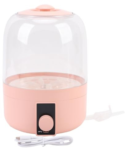 TOPINCN Unterwäsche -Waschmaschine, Mini -Waschmaschine Wiederaufladbare Mini Tragbare Waschmaschine mit Automatischer Entwässerung für Unterwäsche Babykleidung, Kleine Waschmaschine (PINK)