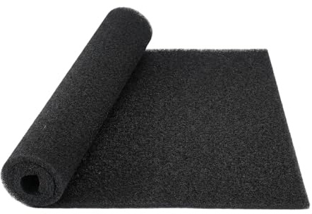 FewNvWa Filtro de Espuma Reutilizable para Aire Acondicionado | 8 mm de Grosor, Recortable, Malla Antipolvo para Purificador de Aire y Ventilador, 150cmx40cm