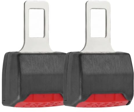 SIVZUMO 2 Pièces Boucle de Ceinture de Sécurité Voiture Universelle, Accessoire Auto Intérieur, Noir