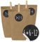Papierdrachen Adventskalender zum Befüllen - 24 Geschenktüten und 24 Zahlenaufkleber und Klammern - Motiv Rechenaufgaben - zum Befüllen und basteln - Weihnachten - Mini Set Nr 68