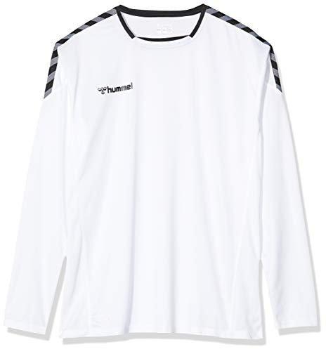 hummel Herren Hmlauthentic poly jersey L/S Trikot, Weiß, XXL EU