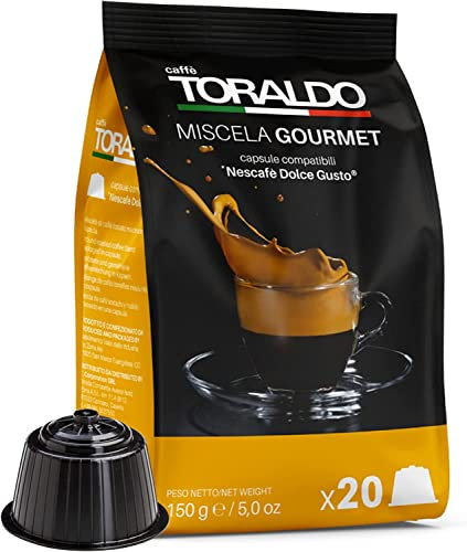 CAFFÈ TORALDO | Capsule Compatibile Dolce Gusto* (100 Unità, Miscela Gourmet)