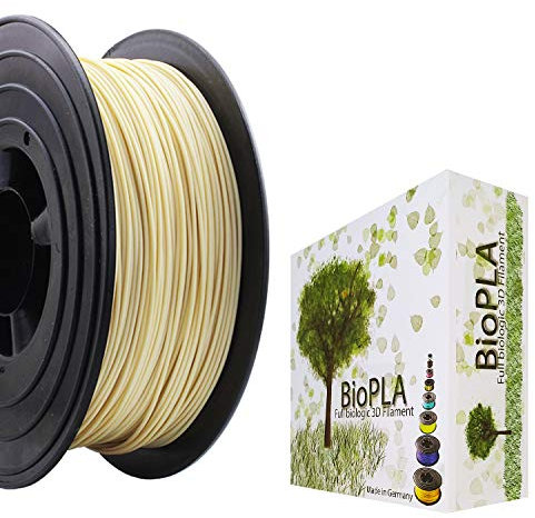 Bio PLA Filament 3D-Drucker PLA 1,75mm 1kg Spule Rolle (Beige)