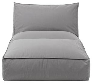 Blomus Outdoor Bett Stay | Relaxliege Wasserabweisend | Farbe Stone | 190L x 80B x 35H cm | Sitzsack Schnelltrocknend | Liege wetterfestes Textil