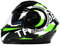 BHR Casco Integrale Moto con Doppia Visiera 814 RIDE | Casco Moto Integrale Omologato ECE con Visiera Doppia Antigraffio | Casco Moto Donna/Uomo con Sgancio Micrometrico | Thunder Green | L