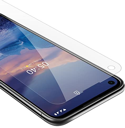 Cadorabo Panzer Schutz Glas für Nokia 5,4 - Schutzfolie in Ultra-Klar Hüllen freundlich - Gehärtetes (Tempered) Glas Dipslayschutz Folie in 9H Härte Anti Kratzer