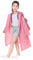 Kinder Wasserdicht Regenponcho, EVA Regenmäntel mit Kapuze für Mädchen Jungen, Kleinkind Regenanzug Regenjacke, Kinder Regencape Regenschutz für Outdoor Radfahren Wandern Camping (Rosa)