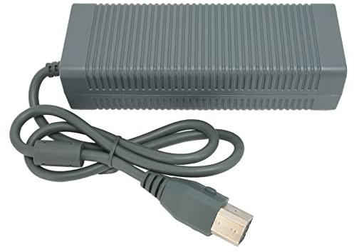 ciciglow Adaptador de Corriente, Consola de Juegos Adaptador de Corriente Cargador de Consola Universal de Repuesto para 360 185‑265V(Enchufe de la UE)