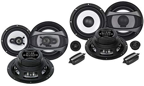 Mediadox Crunch Front/Heck 16,5cm/165mm Auto Lautsprecher/Boxen/Speaker Komplett-Set kompatibel für Infiniti I