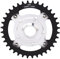 104BCD 36T Mid Drive Kettenblatt, Kettenblatt Spider Adapter für Elektrofahrrad(Schwarz) Zubehör für die Umrüstung von E-Bikes