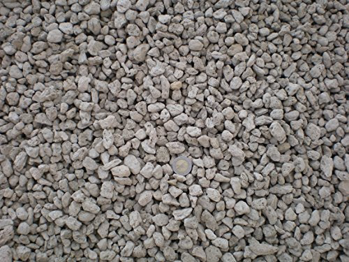 Pomice per piante | FINE 3/6 - MEDIA 6/14 | Pietra per piante Grasse - Bonsai | Da 1 kg - 3 kg - 5 kg (3/6 mm, 5 kg (9 Litri))
