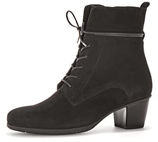 Gabor Damen Schnürstiefeletten, Frauen Stiefeletten,Wechselfußbett,Best Fitting,schnürboots,reißverschluss,Boots,Chocolate,37 EU / 4 UK