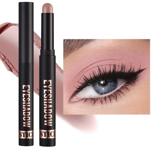 Eyeshadow Stick,Glitter and Matte Eyeshadow,Creme Lidschatten,Waterproof,Glitzerndes Augen-Make-up Kreieren(#11)