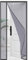 FLYAMAPIRIT Tenda magnetica per porta, grigia, zanzariera, rete porta, apertura laterale, tenda per cantina, porta del patio, porta scorrevole, porta del balcone, soggiorno, ecc.