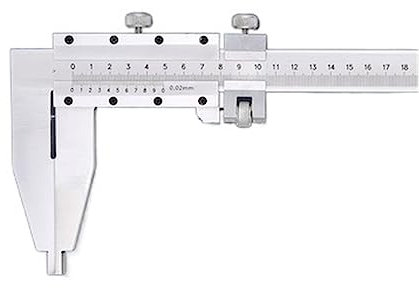 UNbit 0–1000 mm hochpräziser Messschieber aus Edelstahl