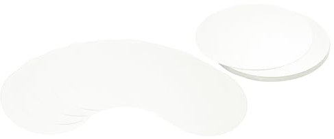PATIKIL Lot de 25 Dessous de Verre Ronds en Papier Cartonné Épais de 15,2 Cm pour Projets de Bricolage, Décoration de Tableau d'Affichage en Classe, Blanc