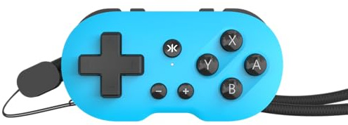 CRKD ATOM - Collectible Keychain Controller for Nintendo Switch, PC, Mac, Mobile and Smart TV (Sky Blue)