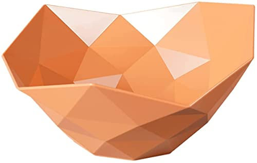 UTTDP Cesta de fruta, frutero， Cesta de frutas, frutero decorativo, soporte for verduras, for poner frutas y verduras, mesa de comedor, decoración de cocina, color naranja(Orange)