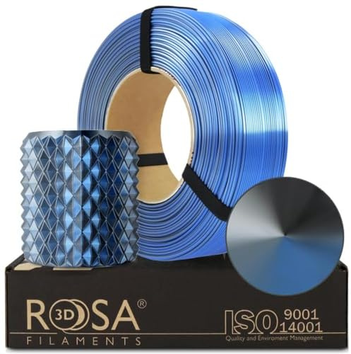 ROSA3D Magic PLA Silk Filament 1.75 mm für 3D Drucker, Schatten des Sturms Refill 1 kg