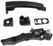 M MODECAR - Compatible avec Renault Trafic III 14-20 Poignée de porte extérieure + mécanisme de support Poignée de porte pour portes avant gauche/portes coulissantes droites/portes arrière 2 pièces