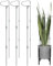 Fyshird 3 Stück Pflanzenhalter 90cm Pflanzenstütze Metall Staudenhalter Rund Rankhilfe Garten Blumenhalter Blumenstütze Pflanzring für Rosen Tomaten Lilien Pfingstrosen Topfpflanzen Hortensien