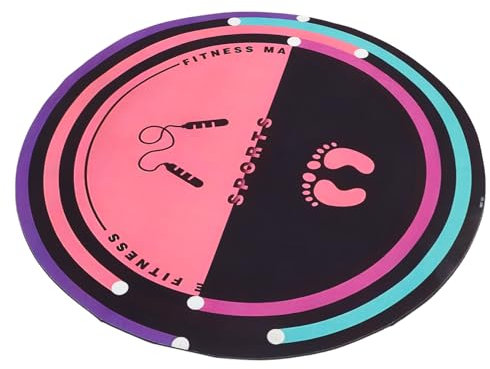 LOORGVEL Tappetino Per Salto Professionale Antiscivolo Per Allenamento Indoor Di Assorbe Urti e Riduce Rumore Per Fitness e Salto Con Corda Facile Da Usare Protezione Per Piedi