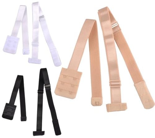 ZYWQ Low Back Bra Converter, 3 Pack Adjustable Low Backless Bra Extender Converter for Backless Dress Wedding Dresses Racerback Tank Tops