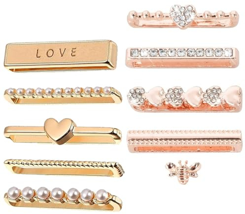 GIONAR 9 Stück Watch Charms für Apple, Watch Armband Charms mit Glitzernden Ringschlaufen, Watch Armband Schmuck für Apple Watch Zubehör für Apple Geeignet für Das Zu Jedem Anlass (9)