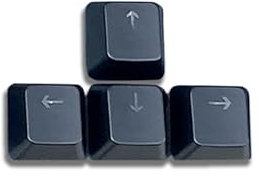 Für G512/G Prox Kreuzachse schwarze Hintergrundbeleuchtung, dicke Tastenkappen, geeignet für Logitech G512 mechanische Gaming-Tastatur, klickende lineare taktile MX-Schalter. (Pfeiltasten)