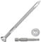 DTGN #10x3 Deck Screws - 100Pack - Good for Decks, Fences, Frames, Outdoor Furniture - 410 Stainless Steel Wood Decking Screws W/ T25 Torx Star Drive Bit - Silver