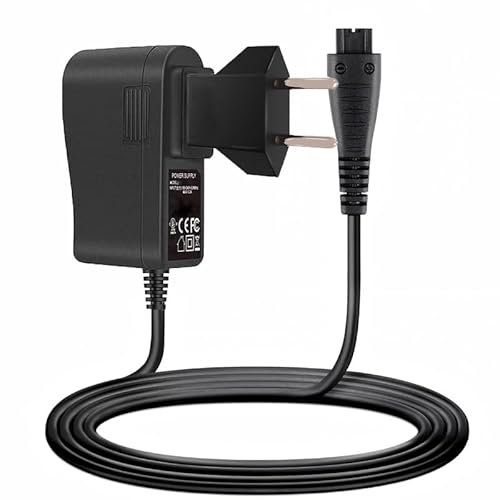 Guy-Tech Cargador adaptador de CA 4,8 V compatible con afeitadora Panasonic Arc6 ES-LS9A ES-LS9A-K + enchufe europeo